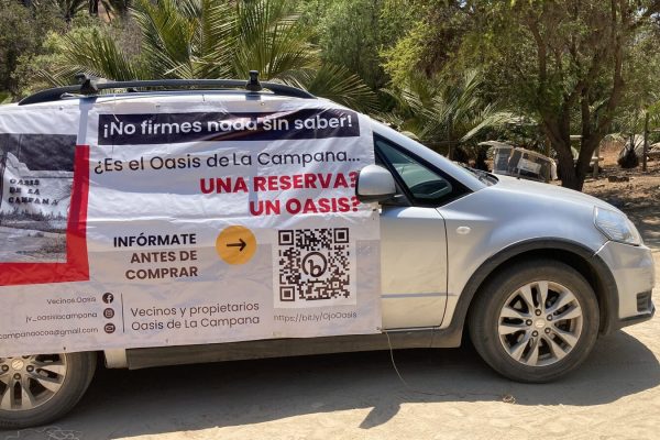 Oasis de La Campana manifestaciones